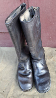 Soviet russian calfskin boots RKKA RIA and Suomi style WW1/WW2 Soviet russian calfskin boots RKKA RIA and Suomi style WW1/WW2