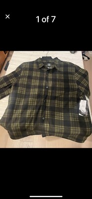 Volcom men s Wallace Jacket Flannel Size large NWT