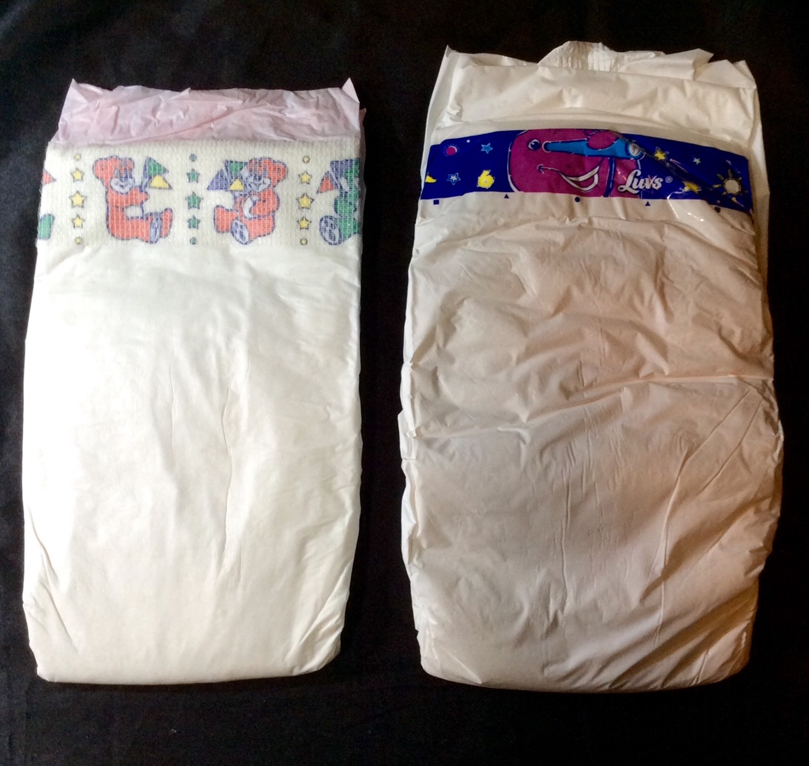 Vintage Pampers BabyDry Plus Diaper Sz Midi for Girls Greece Import