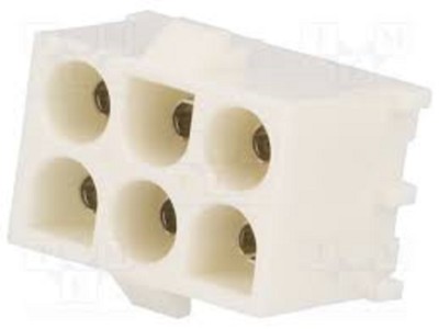 350827-1 6 Wege SKT Mate n Lock X2 AMP STECKER