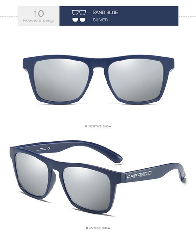 Paranoid Herren Sonnenbrille Polarisiert Brillen Sport UV400 Pilotenbrille Neu - Picture 19 of 19