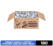 Nestle Coffee mate Coffee Creamer, French Vanilla, Liquid Creamer Singles, Non D