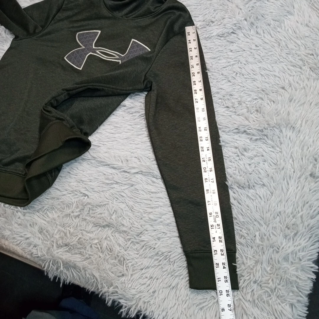 VETEMENTS Felpa Under Armour donna L verde con cappuccio Coldg abbigliamento sportivo attivo