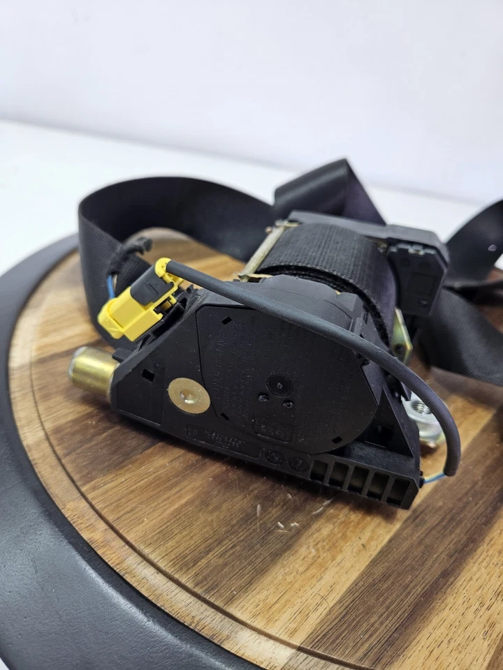 98-05 Mercede W163 ML350 ML55 AMG cinturón de seguridad delantero derecho pasajero negro OEM Foto 2 de 4