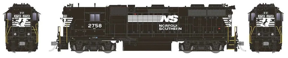 Rapido ~ HO Scale EMD GP38 High Nose Standard DC Norfolk Southern #2783 ~ 38019 - Image 2 of 2