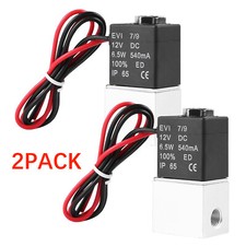 2PCS 1/8 Fast Response Electric Air Water Sol...