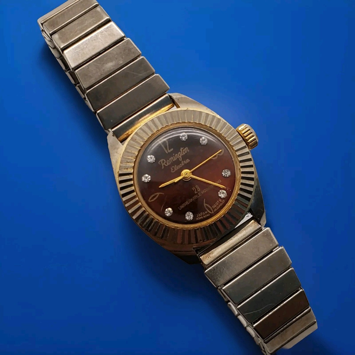 VINTAGE REMINGTON ELECTRA 23 LIFETIME MAINSPRING MANUAL HANDWIND