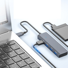 Multiport HUB Type-C USB Docking Station Adapter High Speed USB3.0 Splitter
