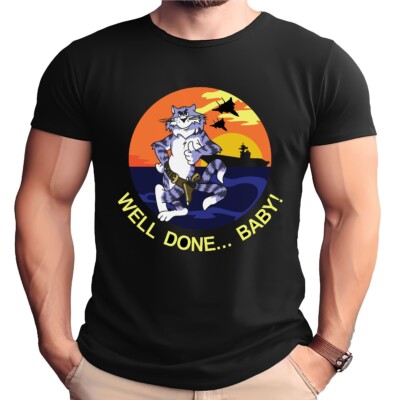 F-14 Tomcat Well Done Baby Patch T-Shirt