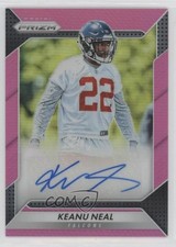2016 Panini Prizm Rookie Auto Pink Prizm Keanu Neal #RA-KNL Auto 3y4