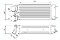 Valeo LadeluftküHler Aluminium FüR Peugeot RCZ 5008 1.6 16V CitroëN C4 Picasso