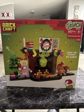 Brickcraft The Grinch Grinchmas Eve Fireplace Building Kit, 547 Pcs