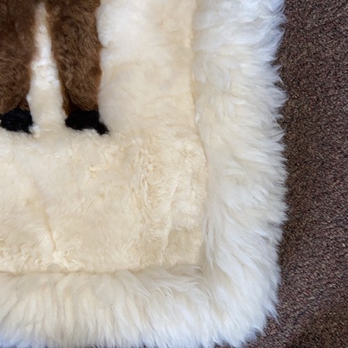 Vintage Llama Rug (or Wall Hanging) with 2 Pillows Peru Great Decor So Soft #e32 - Picture 9 of 23