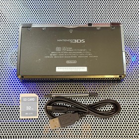 Nintendo 3DS Console Region Free Very Good Cond 32GB SD USB Cable Stylus Tested