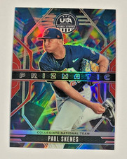 2026 PANINI USA STARS STRIPES PRIZM PAUL SKENES PRIZMATIC RED SP #/199 PIRATES