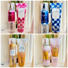 BATH AND BODY WORKS BODY MIST AND BODY CREAM