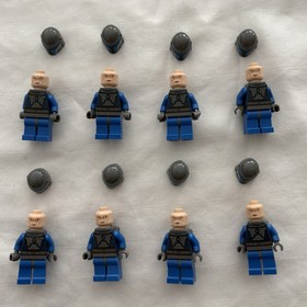 LEGO: STAR WARS (sw0296) Mandalorian Death Watch Warrior - Lot Of 8 - From 7914