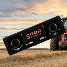 Bluetooth Vintage Car Fm Radio Mp3 Player Usb Classic Stereo Audio Receiver Aux