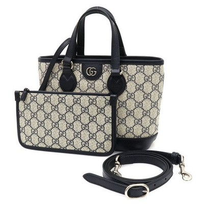 supreme week11 gucciノート セット Gucci Ophidia GG Supreme Shoulder Bag 2Way Canvas Leather Navy