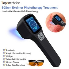 Portable 308nm UVB Phototherapy Lamp for Skin Treatment Device 49 Diodes At Home