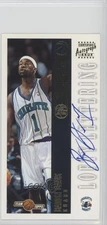 2001-02 Topps High Topps Lofty Lettering Baron Davis #LL-BD Auto