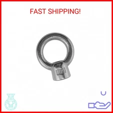 US STAINLESS Stainless Steel 316 Lifting Eye Nut 1/2" UNC Marine Grade Pitch of 