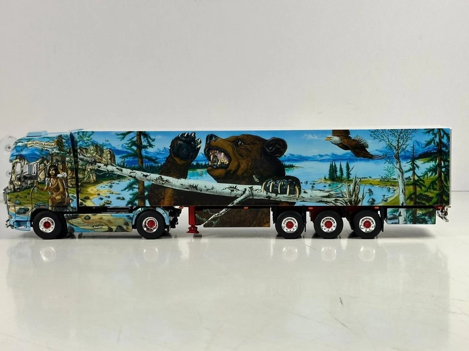 WSI truck models, DAF XF  SSC 4X2 Reefer Trailer 3 Axle , GUIDO PAULUS - Image 3 of 4
