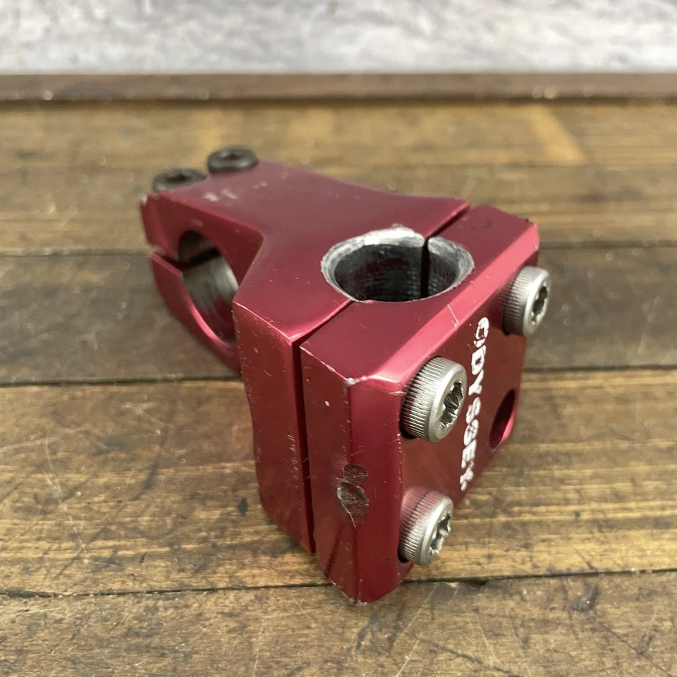 Vintage Odyssey BMX Slant Stem Red Threadless Old School BMX Freestyle 90s Bike - Image 3 of 4