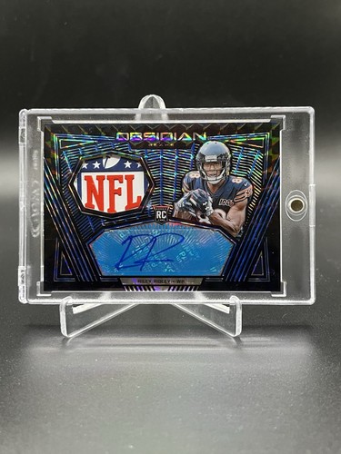 2019 Panini Obsidian Riley Ridley NFL Shield Rookie Patch Auto RPA #1/1 ...