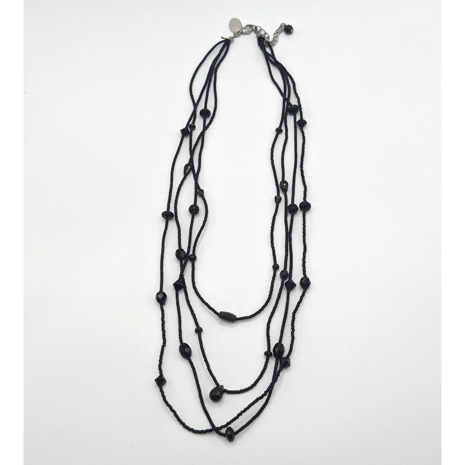 WHBM White House Black Market Beaded Multi-Strand Necklace