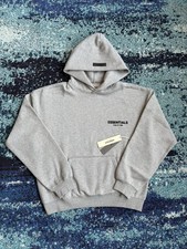 Size S - Fear Of God Essentials Dark Oatmeal Hoodie SS22