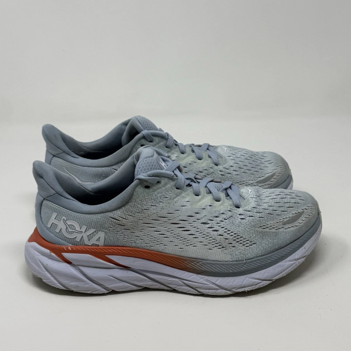 Hoka One One HOKA Clifton 8 Wide Blue Fog Plein Air W for 