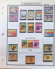 Netherland Antilles Modern Collection On Album Pages 1984-1988 MNH