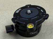 Oben LH-2510 Tripod Leveling Base with Bubble Level - 3/8" Mount