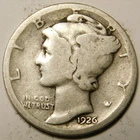 1926 S Mercury Dime G - VG   "Actual Coin Pictured - Not Cleaned"