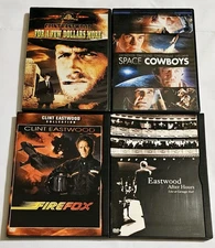 Firefox, Eastwood After Hours, For A Few Dollars More & Space Cowboys DVD 