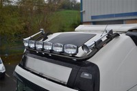 Dach Lichtleiste + LED FüR Volvo FH4 13-21 Globetrotter XL Cab Schwarz Edelstahl