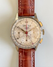 Vintage Heuer triple date calendar chronograph - Valjoux 72c