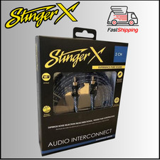 Stinger XI1217 / X1 SERIES - 2 CHANNEL RCA INTERCONNECT CABLES - 17 FT  NEW 