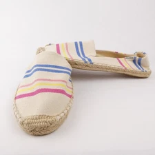 Anthropologie Soludos Shoes Womens 9 Espadrilles Canvas Multicolor Striped