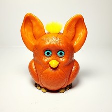 2005 Burger King Orange Furby Kids Meal Toy Figure 3.5" Hasbro Works