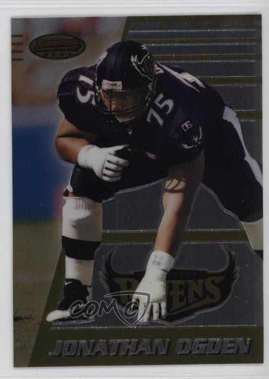 1996 Bowman's Best Jonathan Ogden #148 Rookie RC HOF