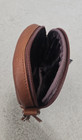 Sarge Tesoro Valuables Leather Zipper Pouch SLC-602 NEW 6”W X 1.75”D X 8.25”H — photo 3