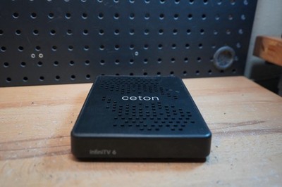 (G) Ceton infiniTV 6 ETH Ethernet CableCARD Network Tuner Cable TV NO CORD