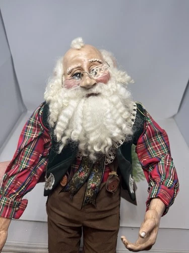 FABULOUS RARE Lynn West Lasting Endearments 28" Signed Santa Musical COA 47/150