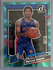 2023-24 Panini Donruss - Rated Rookie Marcus Sasser #222 Holo Teal Laser /20...