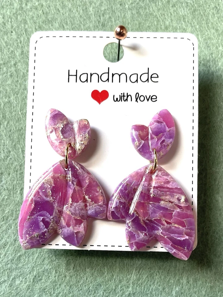 Ohrringe Polymer Clay Handmade