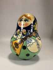 Vintage Nocad Equator Germany 1998 Roll Poly Signed Dated Dots Wobbler Painted
