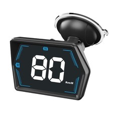 Digital GPS Speedometer Car HUD Head Up Display MPH KMH Compass Overspeed Alarm
