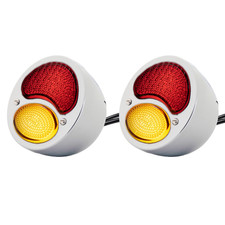 Bosycy 2 Pcs Vintage Led Tail Lights Turn Signals Fit Ford Model A Hot Rod